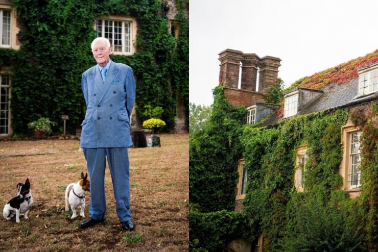 Ông Benjamin Slade (80 tuổi), tìm vợ trẻ để sinh con thừa kế tài sản khủng. Ảnh: Walesonline
