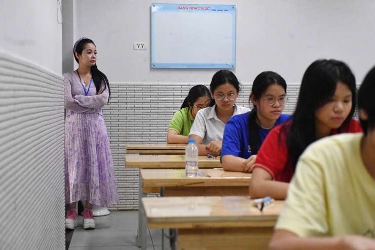 Thí sinh dự thi vào lớp 10 Hà Nội những năm trước. Ảnh: Thạch Thảo.