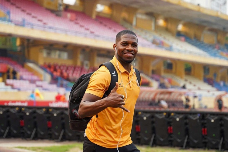 Rimario Gordon sinh ngày 6/7/1994 tại Denham, Jamaica. Anh&nbsp;trưởng thành từ lò đào tạo Marshall Thundering Herds. Ảnh: Đông Á Thanh Hoá.