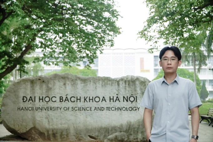 TS Nguyễn Quang Minh tại Đại học Bách khoa Hà Nội. Ảnh: Nhân vật cung cấp