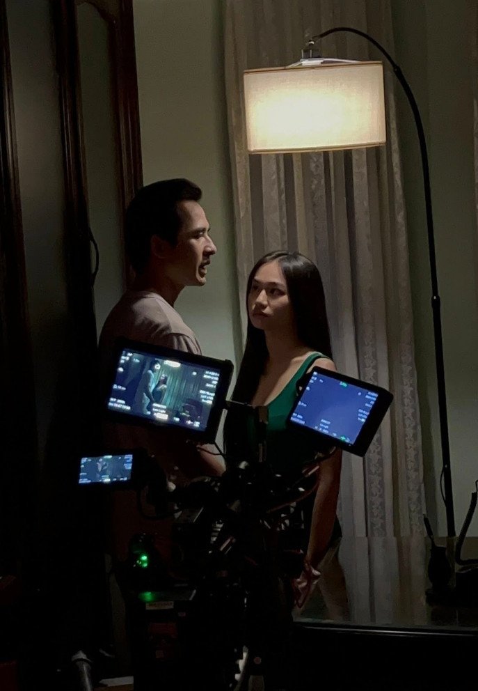 Ngân Hòa và Lương Thế Thành có không ít cảnh nhạy cảm.&nbsp;