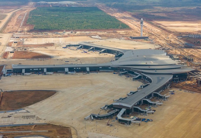 Công trường sân bay Long Thành, tháng 3/2026. Ảnh: Quỳnh Trần