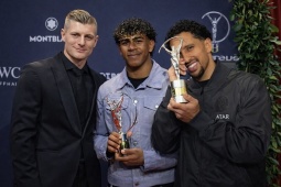 Yamal được vinh danh tại "Oscar thể thao", ca ngợi Messi vĩ đại nhất lịch sử