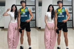 Hot girl vật Anh Thơ sánh đôi, tuyên bố "mê" nam thần bóng chuyền Việt Nam