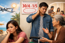 Nghỉ lễ 30/4 dài ngày, tôi không thể đi đâu vì mẹ chồng muốn con cháu quây quần