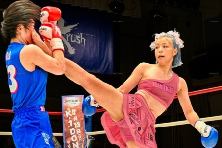 Hot girl võ thuật như từ game bước ra đời thực, chỉ 1 cú đá định đoạt thắng bại