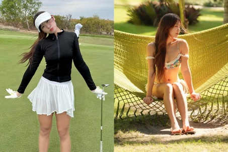 Hot girl Kim “vén váy” nghỉ lễ vẫn chơi thể thao, bật mí môn yêu thích ngoài pickleball