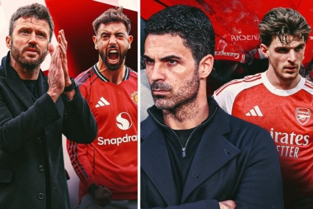 Carrick "cáo già" giúp MU cầm chắc vé Cúp C1, hàng công Arsenal vô hại vì Arteta (Clip 1 phút)