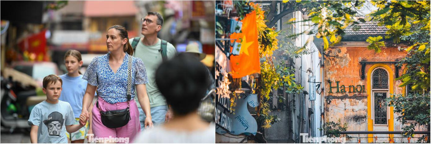 Tại khu phố cổ, du khách quốc tế thường chọn cách khám phá chậm: Đi bộ qua từng con phố, thưởng thức ẩm thực và ghé thăm các cửa hàng nhỏ. Những tuyến như Tạ Hiện, Hàng Buồm, Hàng Ngang luôn duy trì sức hút, đặc biệt vào buổi tối.