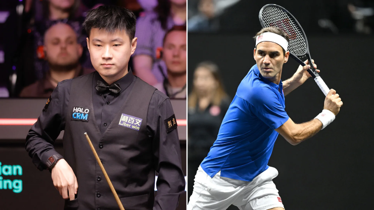 Zhao Xintong (bên trái) được ví như "Federer của&nbsp;bi-a"