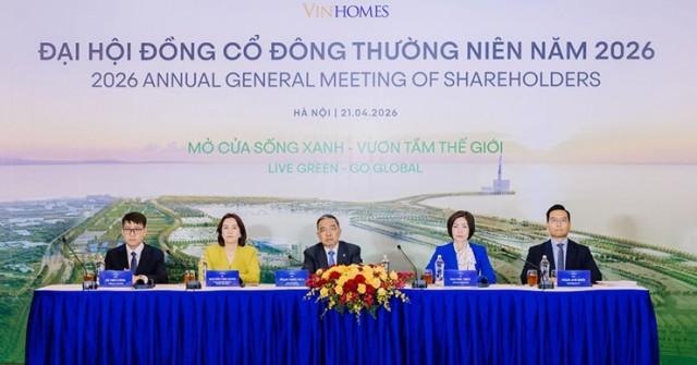 Vinhomes đặt mục tiêu lợi nhuận sau thuế 60.000 tỷ đồng năm 2026