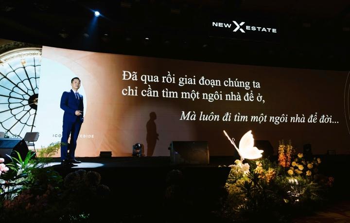 Ông Trần Trọng Nghĩa – TGĐ Công ty Cổ phần Bất động sản NewX chia sẻ tại sự kiện – Nguồn NewX