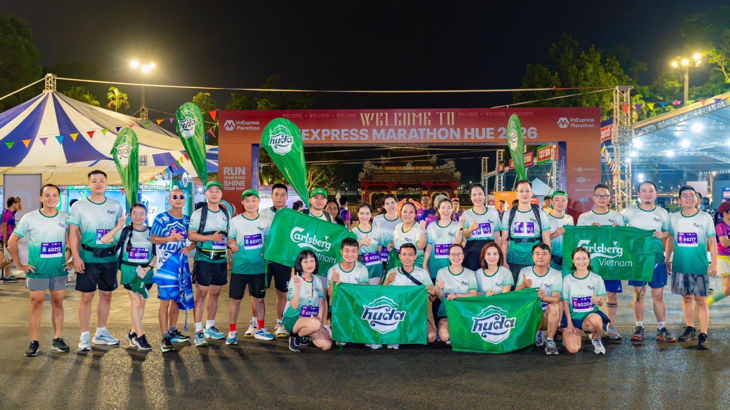 Gần 200 nhân sự Carlsberg Việt Nam cùng xuất phát trên đường chạy, gắn kết bởi một tinh thần chung