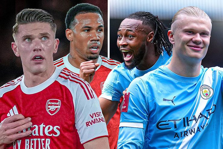 Arsenal và Man City hứa hẹn sẽ có 5 vòng đấu cuối hết sức căng thẳng