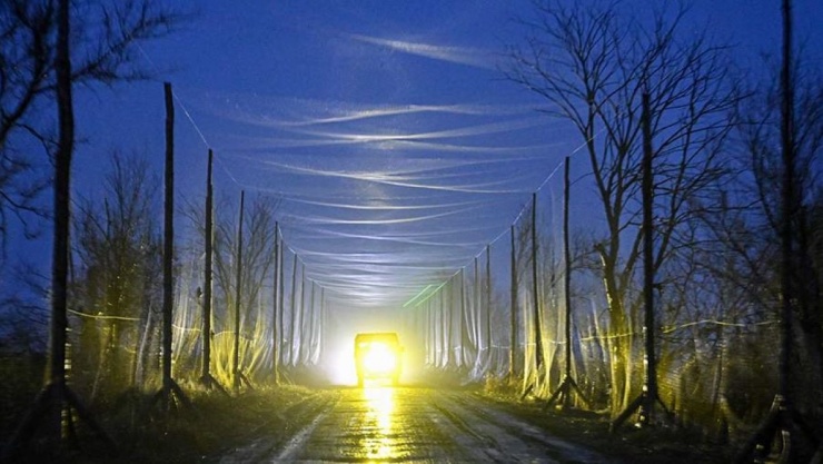 Nga phát triển một hệ thống lưới chống drone Darwin-Z có khả năng tự bít kín các lỗ thủng. Ảnh: RIA Novosti/Stanislav Krasilnikov/en.iz.ru&nbsp;