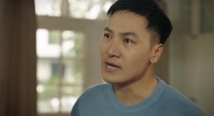 Trần Lâm nhắc nhở Quân cần phải trưởng thành. Ảnh VTV