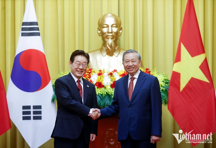 Tổng Bí thư, Chủ tịch nước Tô Lâm và Tổng thống Hàn Quốc Lee Jae Myung