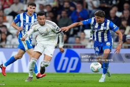 Video bóng đá Real Madrid - Alaves: Mbappe - Vinicius  " khai hỏa " , bám đuổi Barca (La Liga)