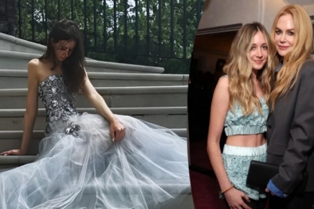 Con gái Nicole Kidman diện đầm hàng hiệu dự dạ hội