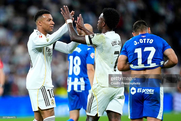Mbappe và Vinicius tỏa sáng, giúp Real Madrid thắng trận