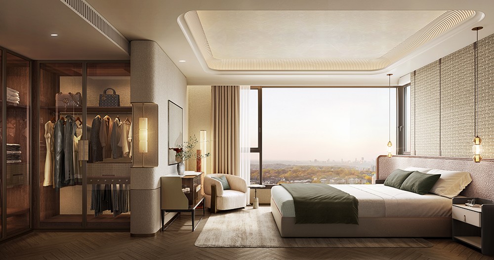 Các phòng ngủ đều đón trọn ánh sáng tự nhiên, mang đến tầm nhìn khoáng đạt