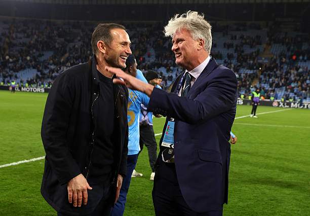 Lampard và doanh nhân Doug King, chủ sở hữu của Coventry từ năm 2023