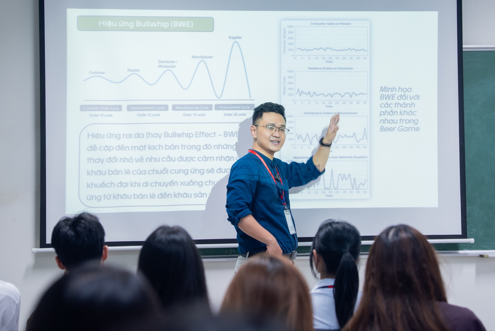 Một tiết học của ngành Logistics &amp; Quản lý chuỗi cung ứng, Trường Đại học Thăng Long