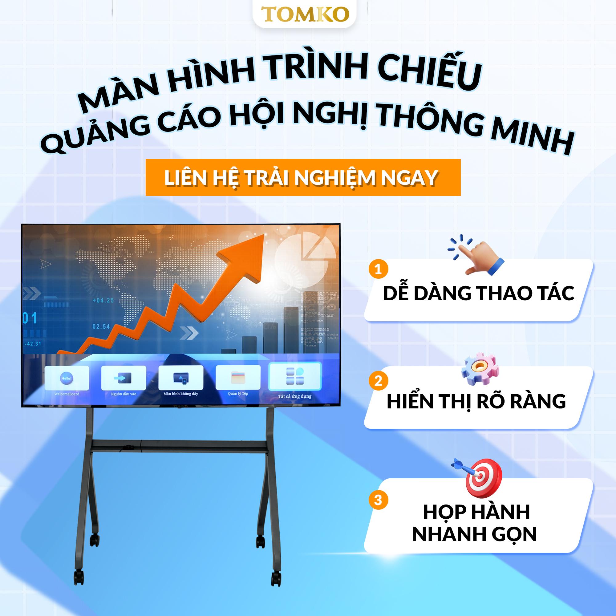 TOMKO phát triển hệ sinh thái Màn hình trình chiếu – Màn hình tương tác – Màn hình di động cho doanh nghiệp thời chuyển đổi số - 1