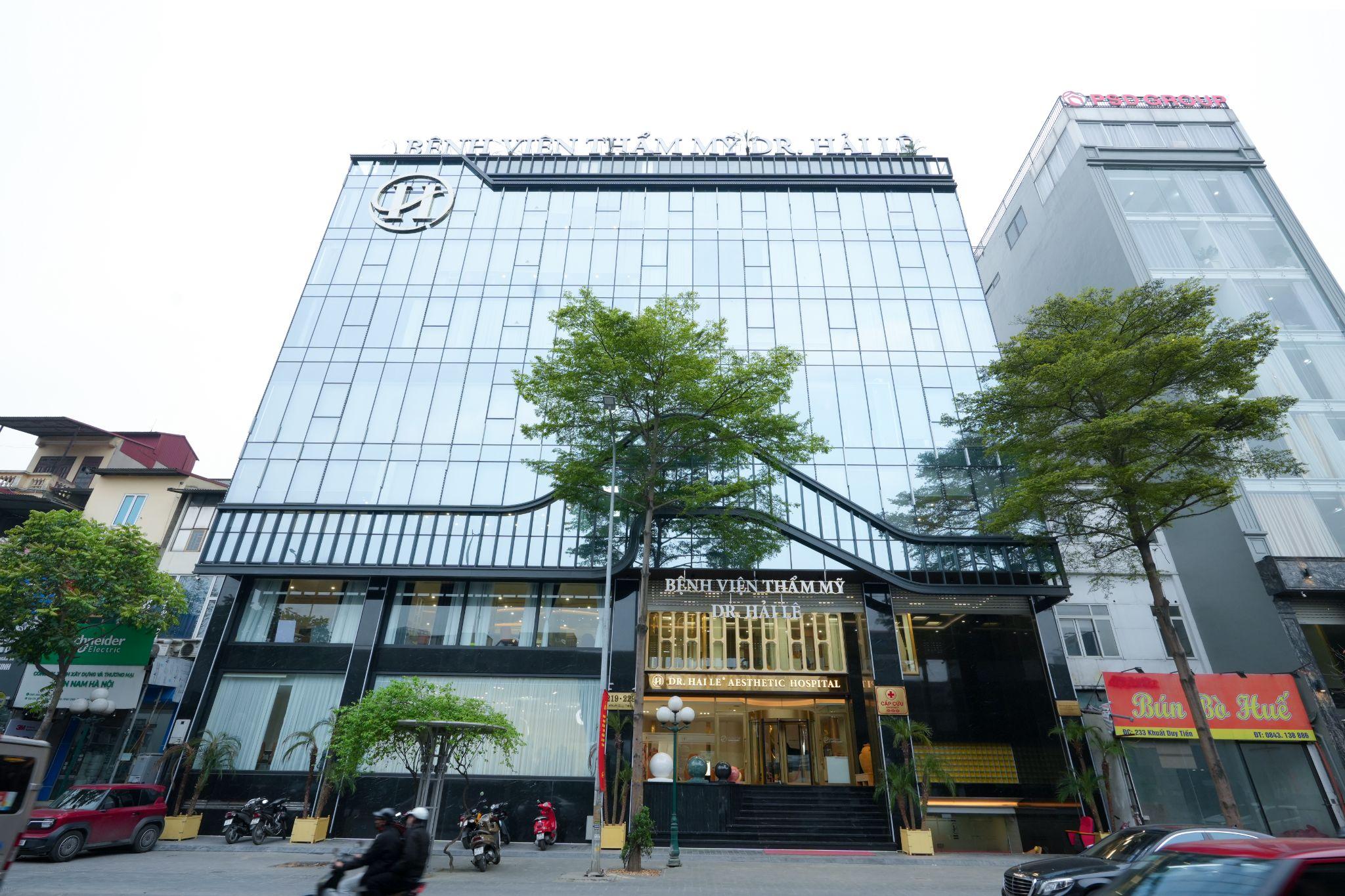 Địa chỉ Bệnh viện Tạo hình Thẩm mỹ Dr.Hải Lê tọa lạc tại 219-229 Khuất Duy Tiến, Đại Mỗ, TP.Hà Nội