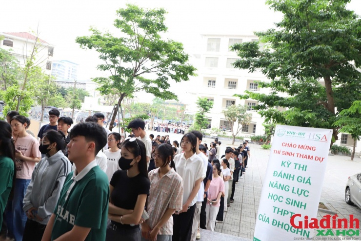 Thí sinh dự Kỳ thi đánh giá năng lực lần thứ 4 tại Trường Đại học Vinh. (Ảnh: Hội đồng thi)