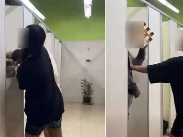 Video: Bị quay lén trong nhà vệ sinh, người phụ nữ đấm tên biến thái tới tấp