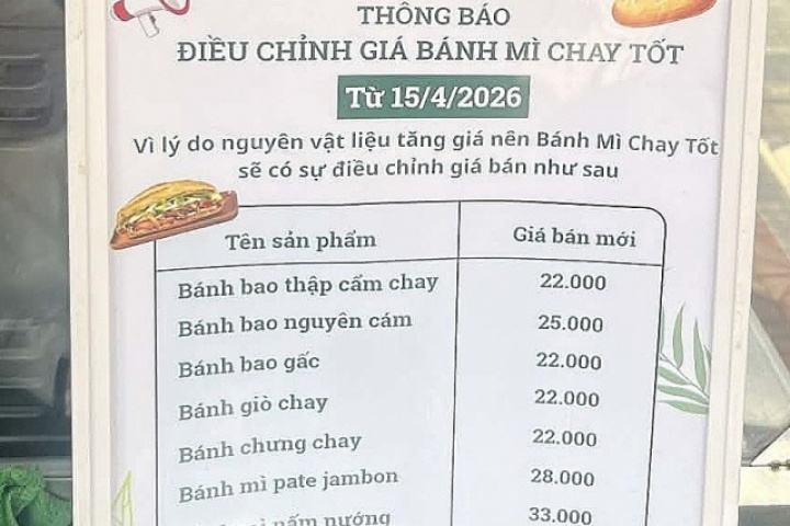 Nhiều hàng quán tiếp tục tăng giá