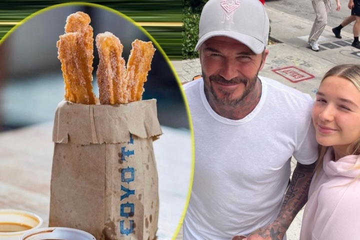 Món bánh quẩy dân dã được lòng David Beckham và Harper