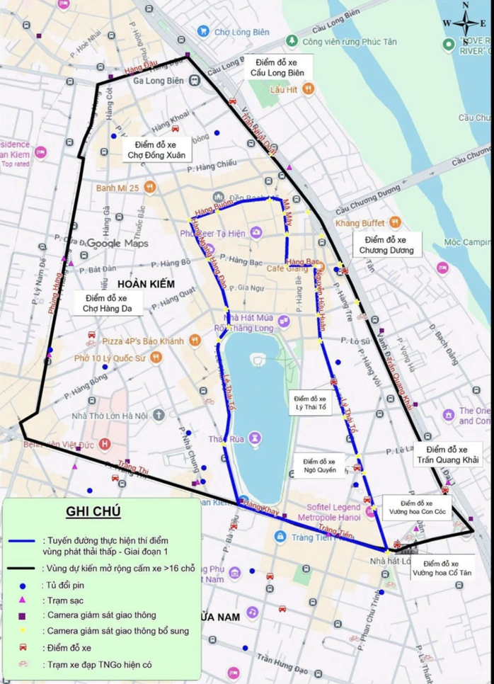 Khu vực Hà Nội dự kiến triển khai vùng phát thải thấp từ ngày 1-7. Ảnh: CTV