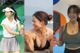 Kiều nữ tennis Nhật Bản khổ sở vì "vòng 1" đồ sộ, dấn thân thi đấu pickleball