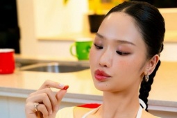 Miu Lê tháo sụn mũi sau 17 năm phẫu thuật thẩm mỹ