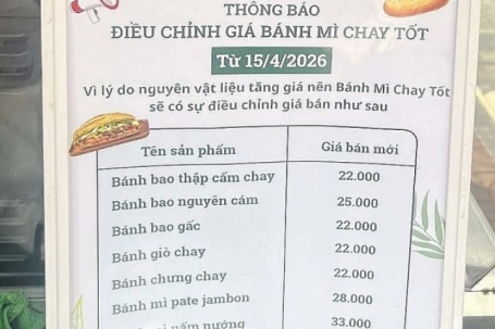 Nhiều hàng quán tiếp tục tăng giá