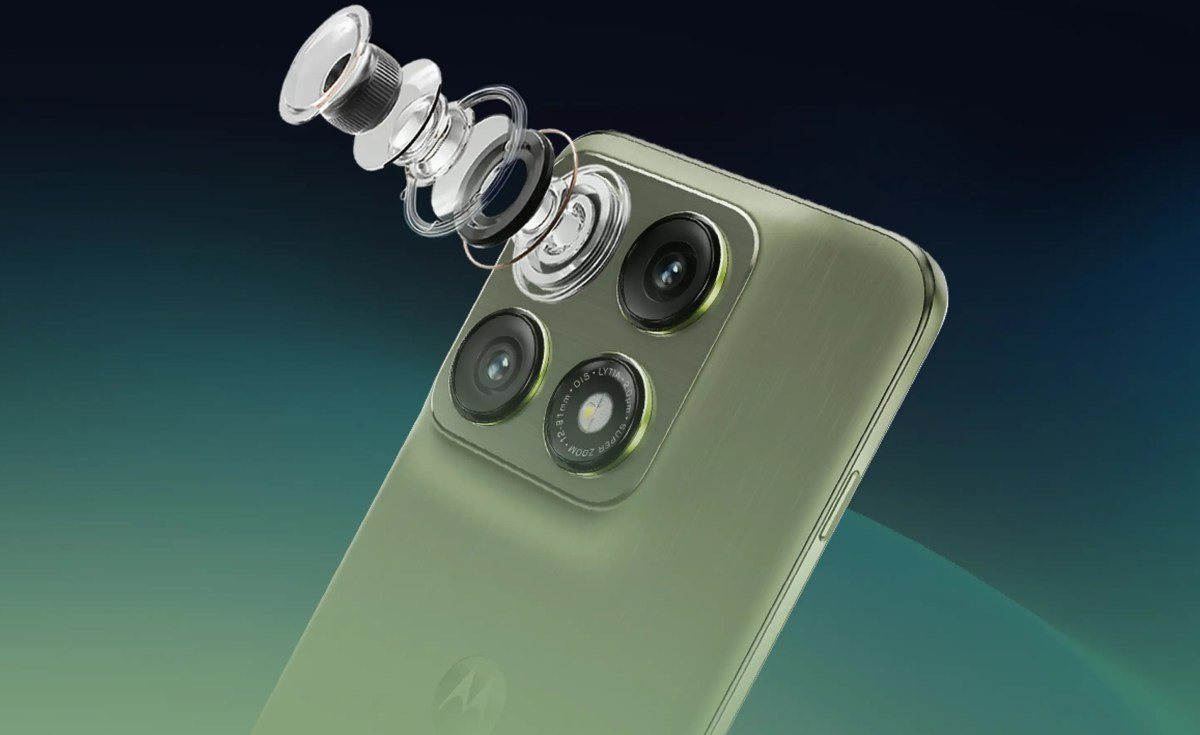 Cận cảnh camera của&nbsp;Motorola Edge 70 Pro.