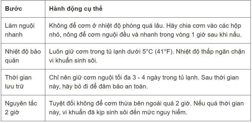 Tác dụng bất ngờ của cơm nguội và cách bảo quản cơm nguội chuẩn nhất - 2