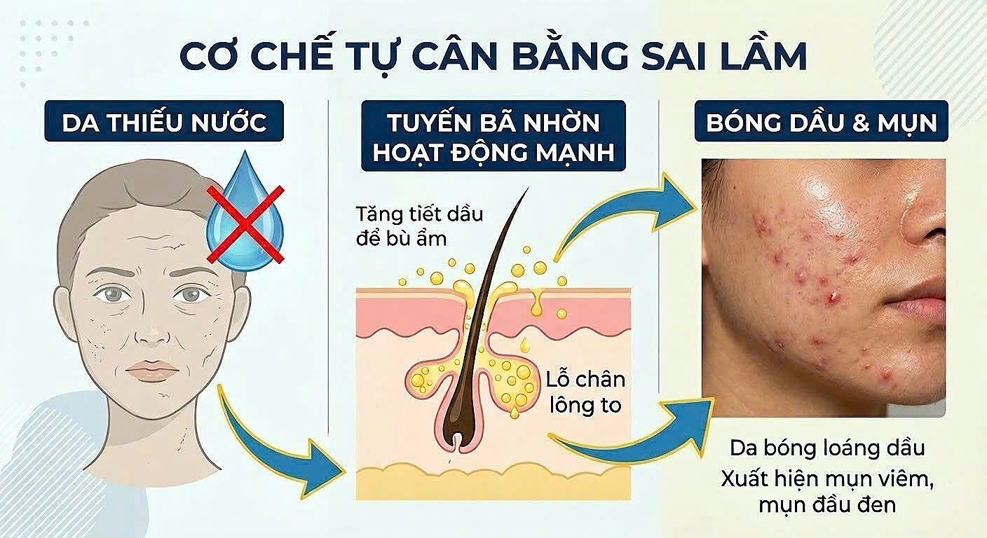 Cấp ẩm đúng cách cho da dầu mụn: Bí quyết giúp da cân bằng và hạn chế nổi mụn - 2
