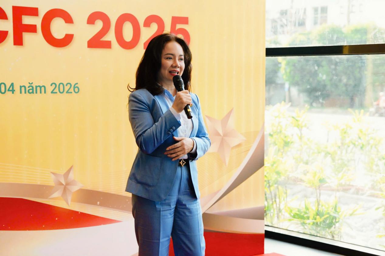 Bà Nguyễn Thị Hiền phát biểu tại sự kiện