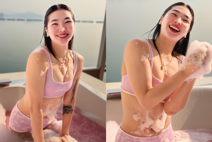 Sasiaphon tiếp tục "đãi mắt" fan bằng một bộ ảnh bikini khác