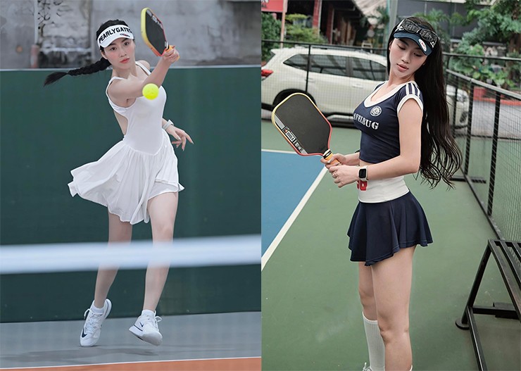Á hậu Ánh Vương tích cực giữ vóc dáng gợi cảm, Diệp Anh nghỉ lễ cùng pickleball - 3