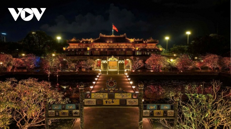 Không gian Đại Nội Huế về đêm