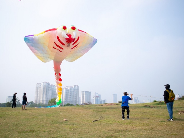 Thả diều ở vùng ven Hà Nội