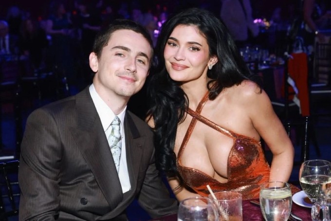 Kylie Jenner và Timothée Chalamet.