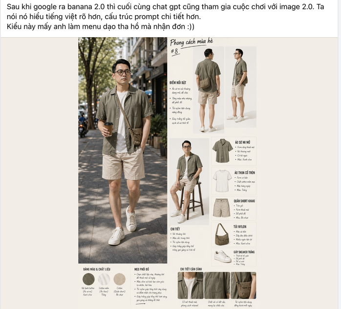 Người dùng hài lòng với menu được tạo bởi Images 2.0 của OpenAI