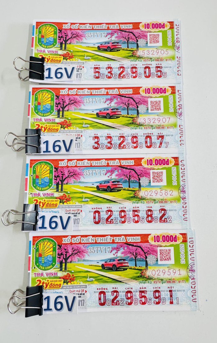 Chiều 24-4, nhiều người ở TPHCM và Vĩnh Long trúng xổ số miền Nam - 4