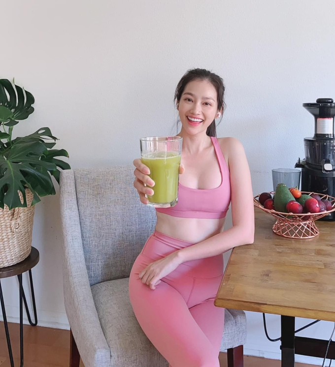 Trúc Diễm nói cô ăn uống kỹ lưỡng nhiều năm qua. Ảnh: NVCC