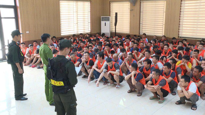 "Trường gà quốc tế Viêng Xay" có quy mô đặc biệt lớn, xuyên quốc gia đã được lực lượng Bộ Công an phối hợp với Công an Thanh Hóa triệt phá thành công. Ảnh: Công an Thanh Hóa